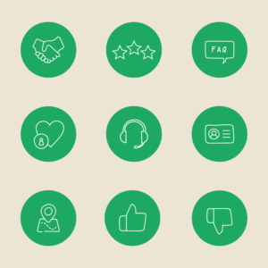 Iconenset LYNNA Business - Klantcommunicatie